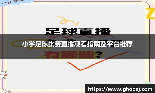 小学足球比赛直播观看指南及平台推荐